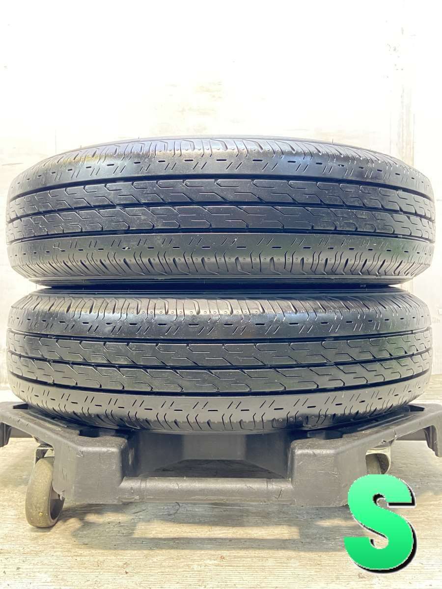 165/80R14 97/95LT nブリヂストン エコピア R680 n中古タイヤ サマータイヤ 2本セットn s14250107064