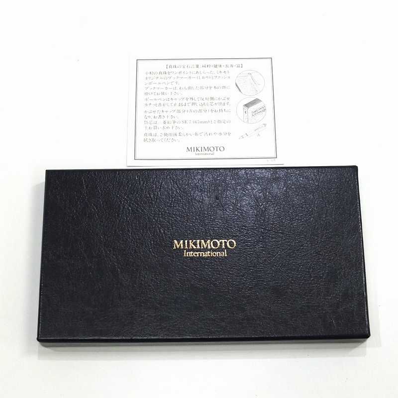 ミキモト MIKIMOTO ボールペン ブックマーク セット パール ペン