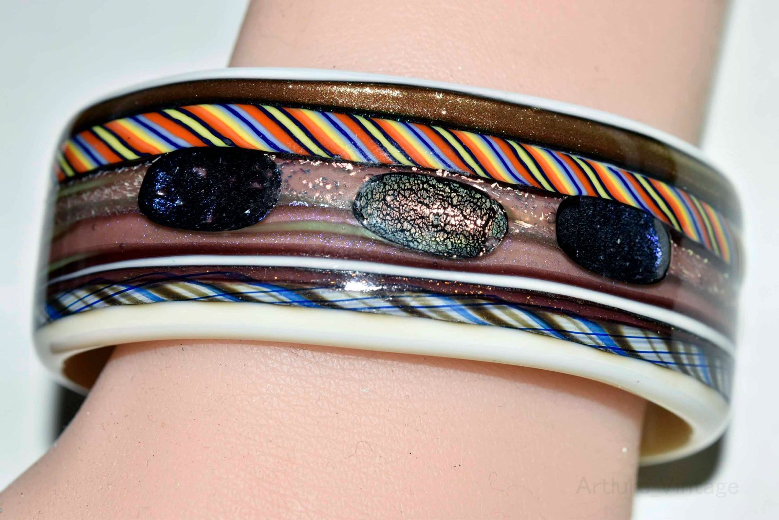 ガラスのブレスレット 、バングル (11562-497 ) bracelet, bangle 