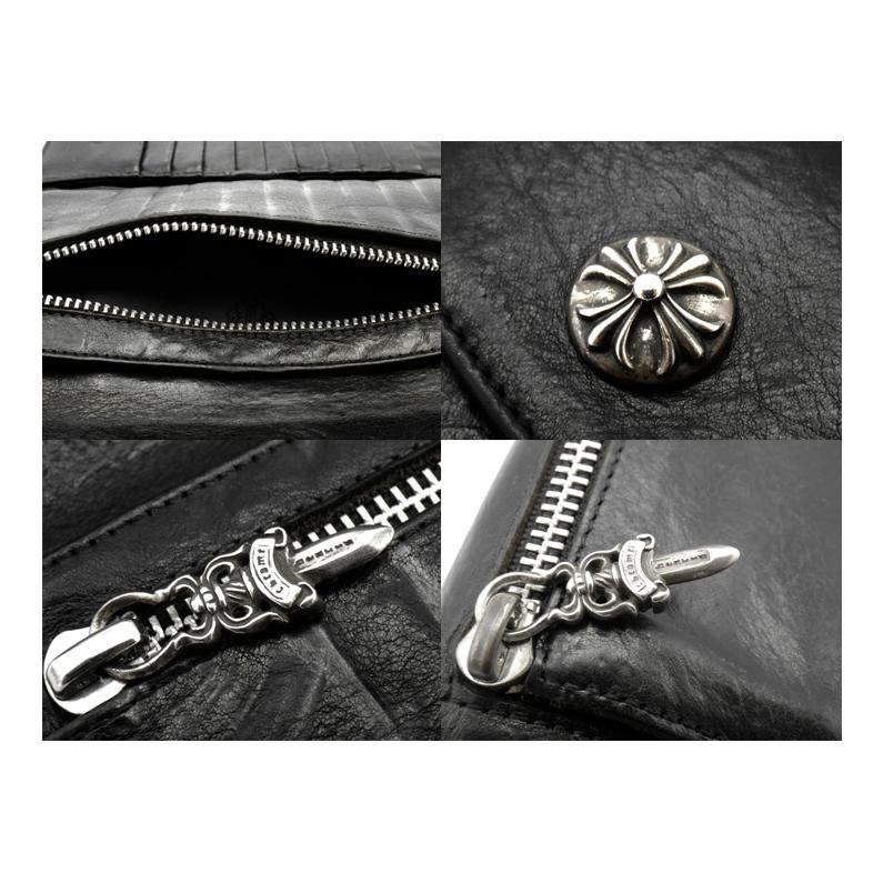ウェーブウォレット クロムハーツ 長財布 ブラック Chrome Hearts クロムハーツ CHROME HEARTS 長財布 ブラック メンズ BLACK