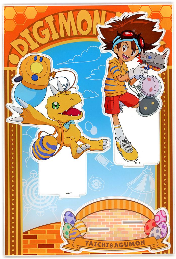 中古】アクリルスタンド・アクリルパネル 八神太一＆アグモン MEGA