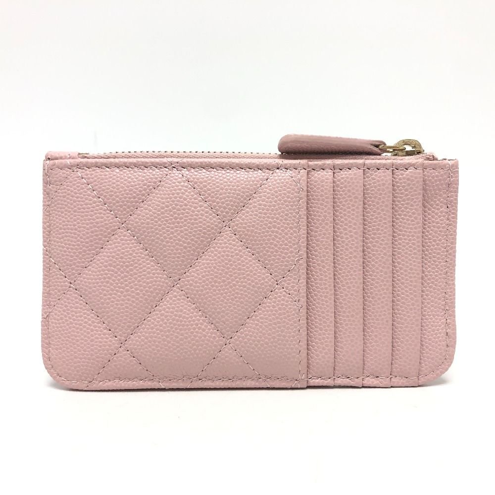 CHANEL マトラッセ コインケース 小銭入れ ピンク ココマーク CHANEL - シャネル マトラッセ メッシュ ココマーク ジップ