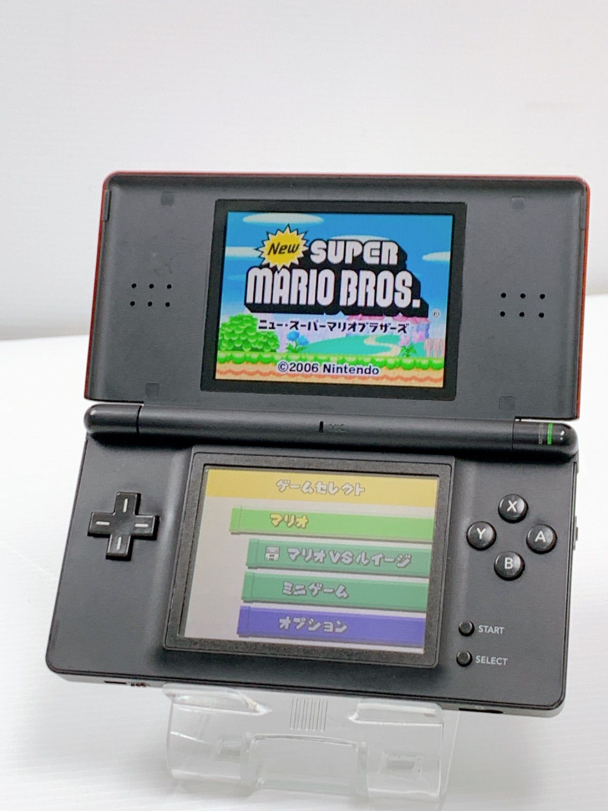 Nintendo　ニンテンドーDSlite クリムゾンブラック　美品　セット DSLite クリムゾンブラック USG-001 すぐ遊べるセット 良品 動作