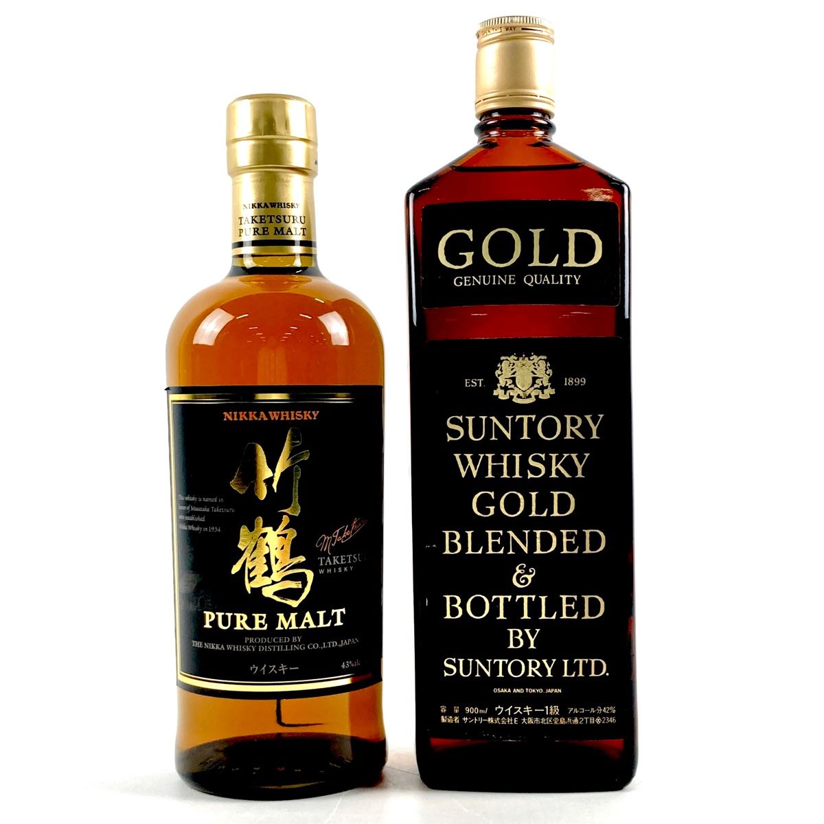 新品　ニッカウイスキー　竹鶴　ピュアモルト　700ml 2本セット ニッカ 竹鶴 ピュアモルト 700ml 箱なし ウイスキー whisky : お酒市場
