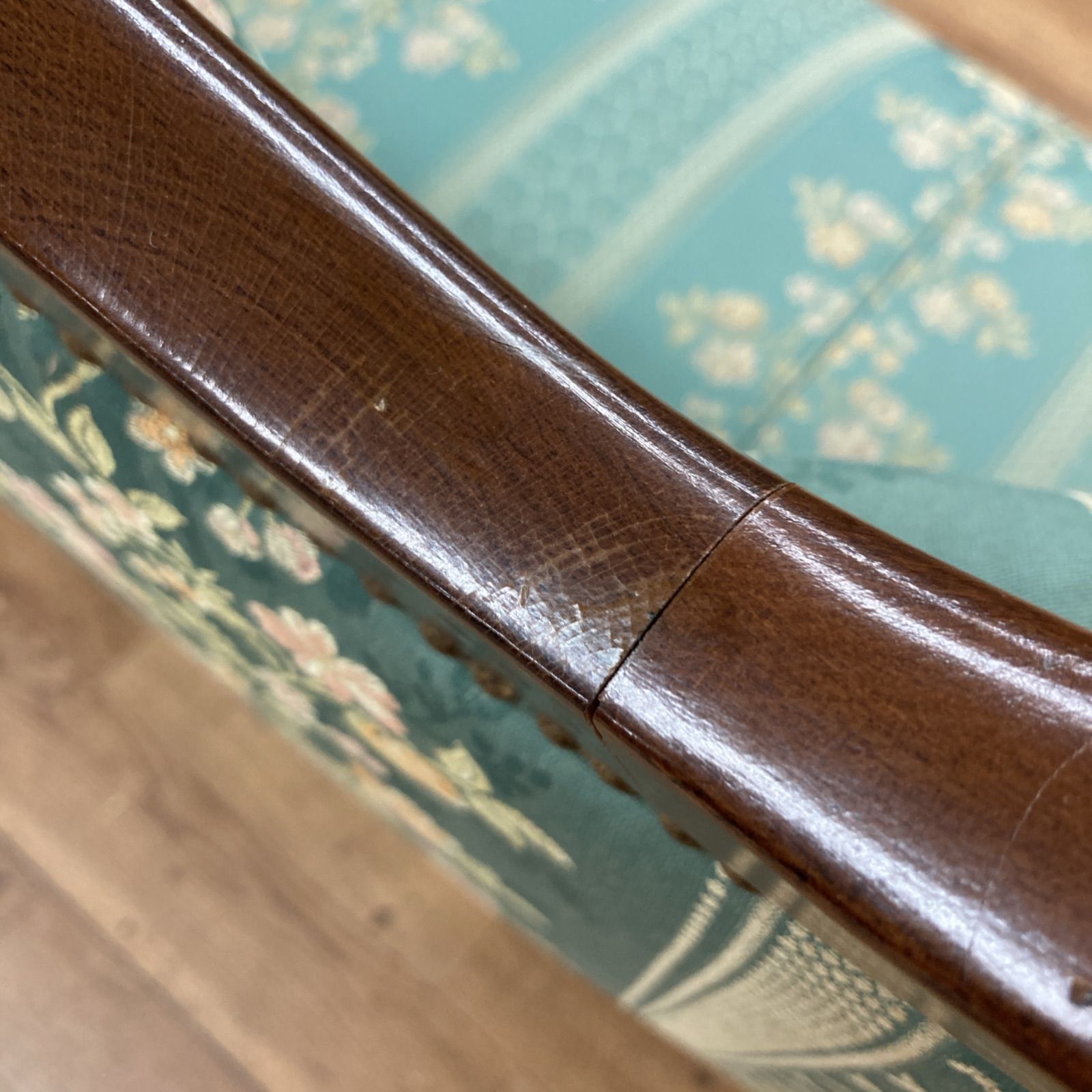 名古屋市近郊送S180 ⭐ 輸入家具 アンティークソファ おそらく