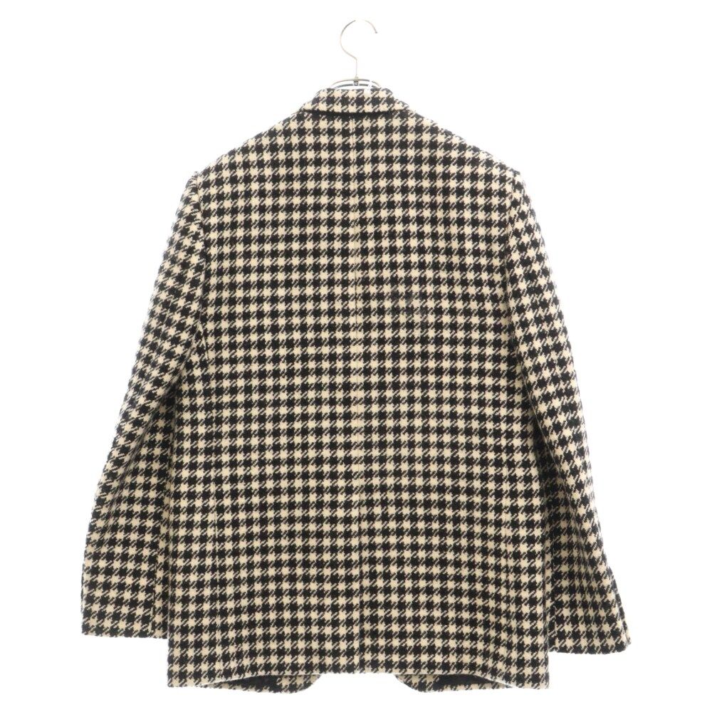 CELINE (セリーヌ) ハウンドトゥースレクタングルジャケット ホワイト