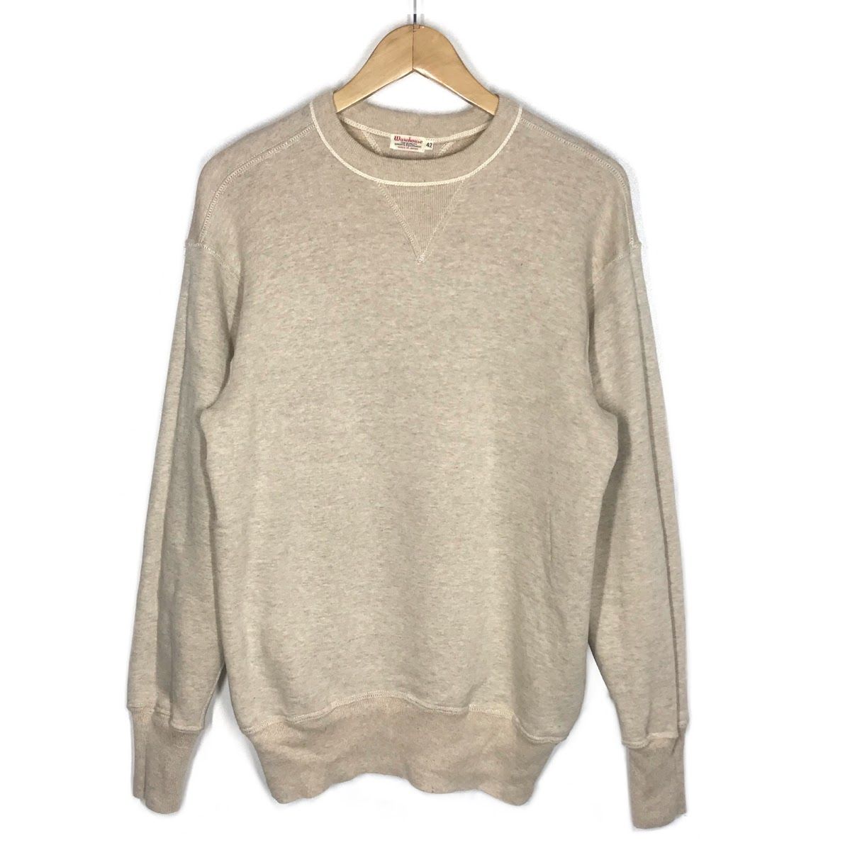 倉吉店 WARE HOUSE ウェアハウス ウエアハウス スウェット SET IN DOM SWEAT ベージュ サイズ 42 101