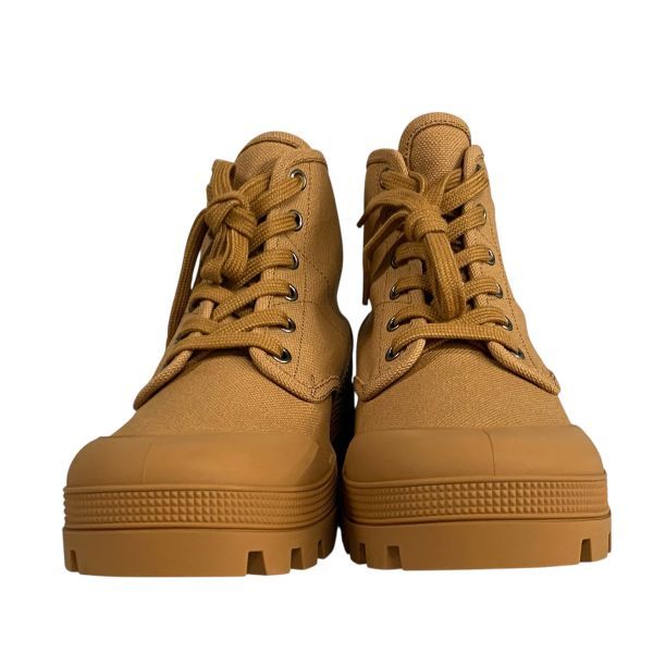 ○ 美品 セリーヌ CELINE パタパン レースアップブーツ トリオンフ