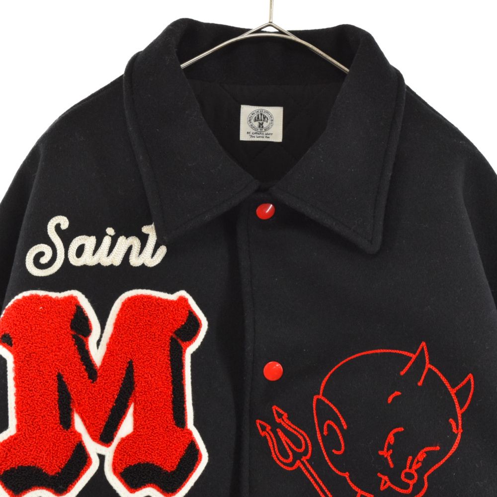 SAINT MICHAEL (セントマイケル) 22AW DEVIL デビル パッチ バーシティ 