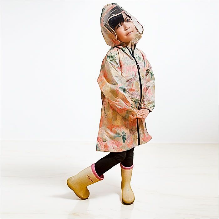 Lサイズ  KiU キウ キッズレインコート kiu キウ レインコート キッズ キッズポンチョ ポンチョ カッパ 雨合羽 ランドセル対応 男の子 女の子 子供用 フルジップ はっ水 撥水 使いやすくい フー