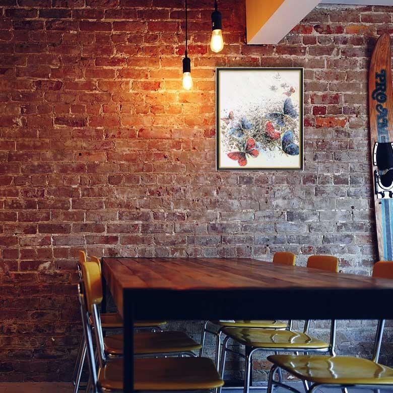 クリスタルアート 蝶 ピクチャー アートフレーム バタフライ KOTYOU