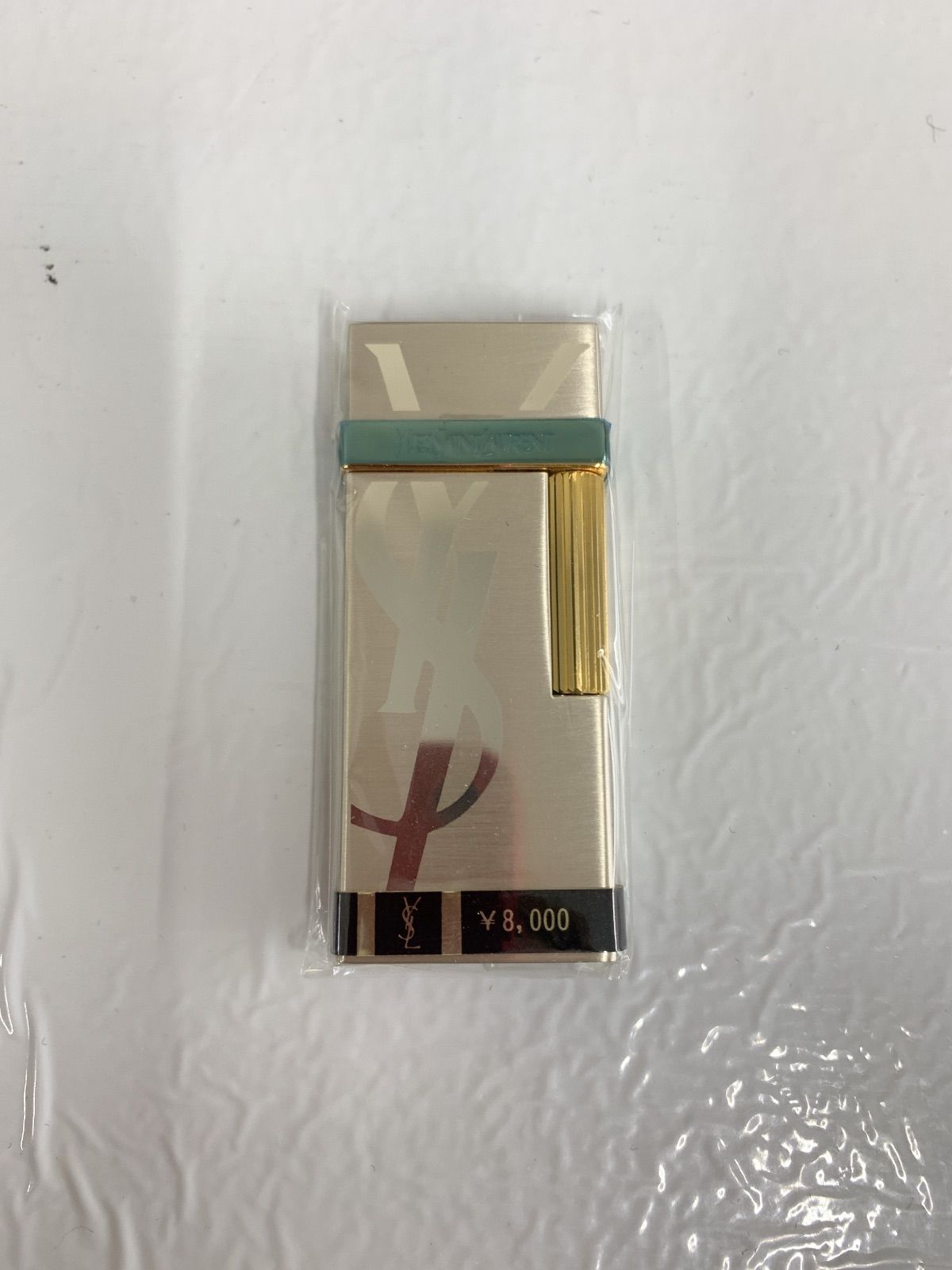 22-23 YSL イヴ・サンローラン ガスライター シルバー YS-8 22-23 YSL イヴ・サンローラン ガスライター シルバー YS-8