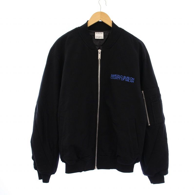 marcelo burlon マルセロブロン ナイロンジャケット ブルゾン S marcelo burlon マルセロブロン ナイロンジャケット ブルゾン S