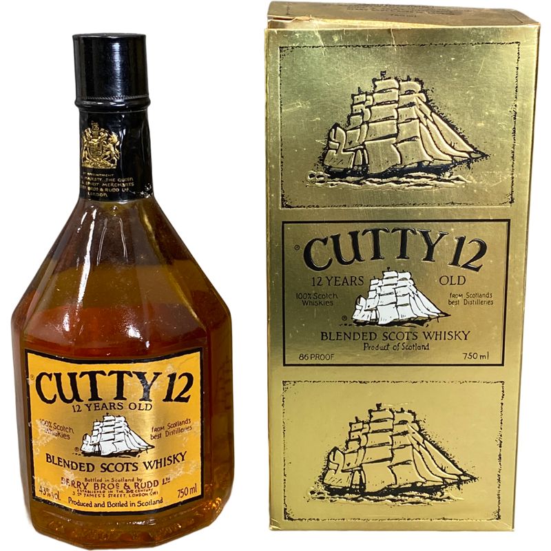 古酒 CUTTY 12年 カティ サーク スコッチ ウイスキー 750ml - メルカリ