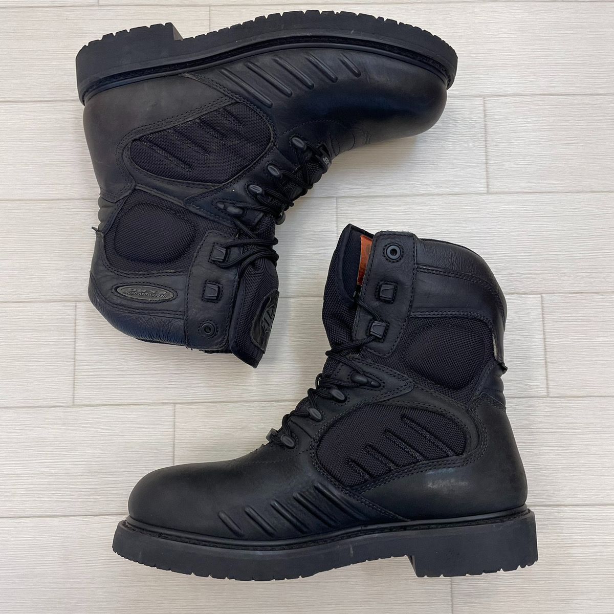 HARLEY DAVIDSON ハーレーダビッドソン black ブラック 黒 ブーツ トレッキングシューズ ゴアテックス GORE-TEX  Thinsulate S-390