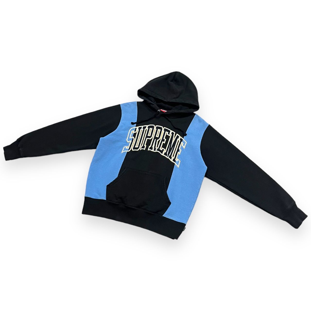 中古品】19年製 SUPREME シュプリーム Paneled Arc Hooded Sweatshirt