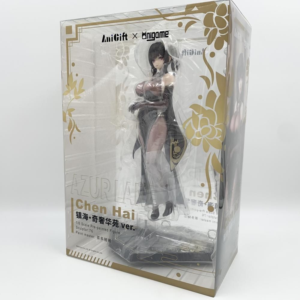 【中古】開封 AniGift×AniGame アズールレーン 1/6 鎮海 奇響華殿ver. 初回生産限定特典 アクリルフィギュア付き[17]
