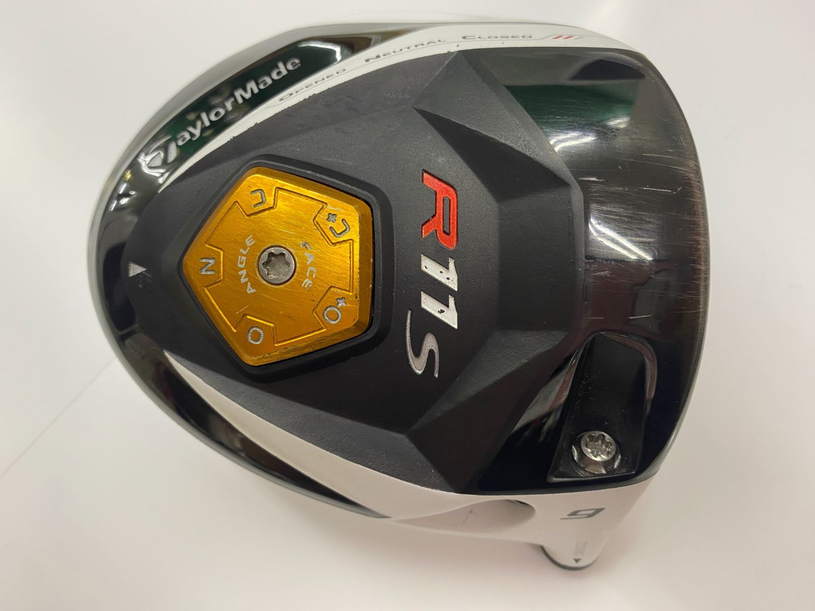 テーラーメイドQi35ドライバー　9度 純正ヘッドカバー付 クラブ テーラーメイド Qi35 ドライバーヘッド単品+ヘッドカバーセット 【9度