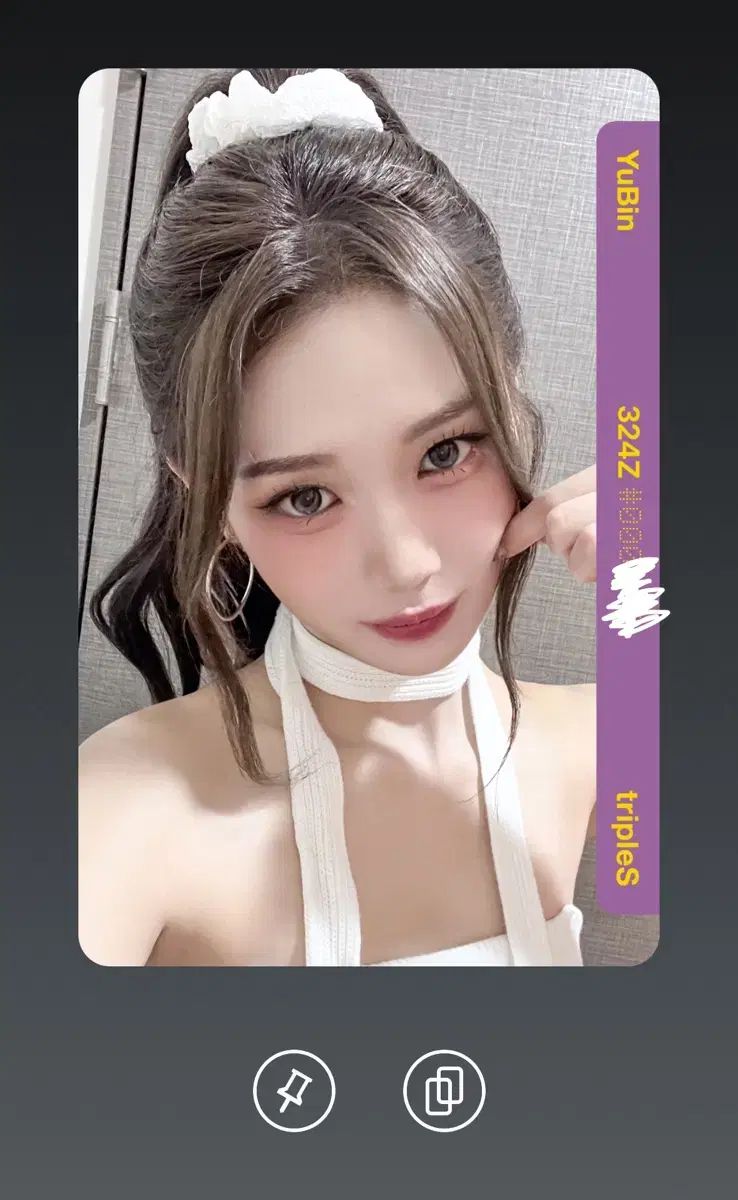 ユビンtriplesobjektaa305306307308yubinqr未使用 QR未使用 tripleS YuBin ユビン objekt AA301 - メルカリ