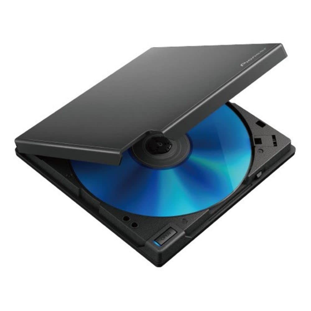 Pioneer パイオニア Blu-ray Drive BDR-XD08BK Win - Mac対応 BDXL対応 USB3.2 クラムシェル型ポータブルBDドライブ Windows11対応 ミスティブラック BDR-XD08BK