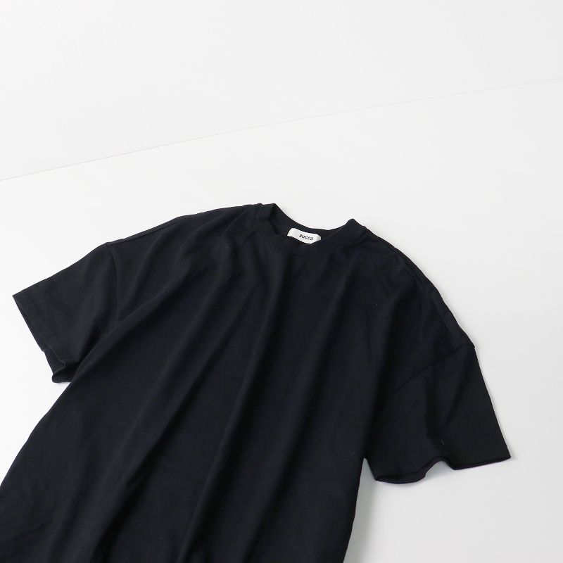 定価2.7万 2022SS zucca ズッカ ギンガムドッキングワンピース M/ブラック チェック切替 Tシャツ チュニック  ロング【2400013444194】 - メルカリ