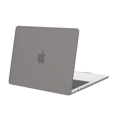 グレー MOSISO 適用機種 MacBook Air 13.6インチ ケース2023 2022 リリース A2681 M2 チップ Liquid Retina Display u0026 Touch ID付き 保護 プラスチック ハードシェルケース カバー（グレー）