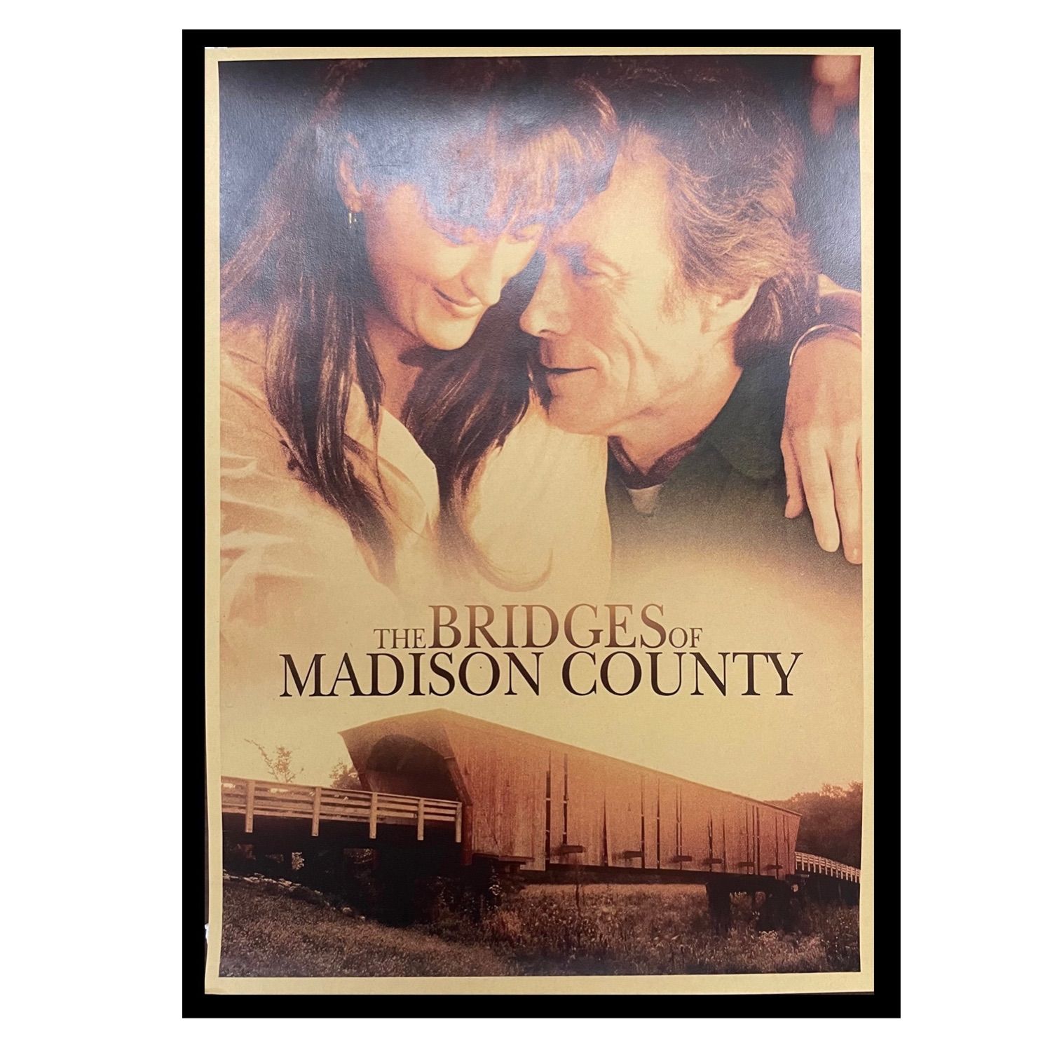 洋画映画ポスター クリント・イーストウッド マディソン郡の橋