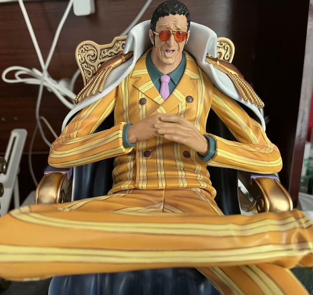 ワンピース 三大将 ボルサリーノ 黄猿 フィギュア ガレージキット Amazon.co.jp: 黄猿 ボルサリーノ フィギュア 1/8スケール 塗装
