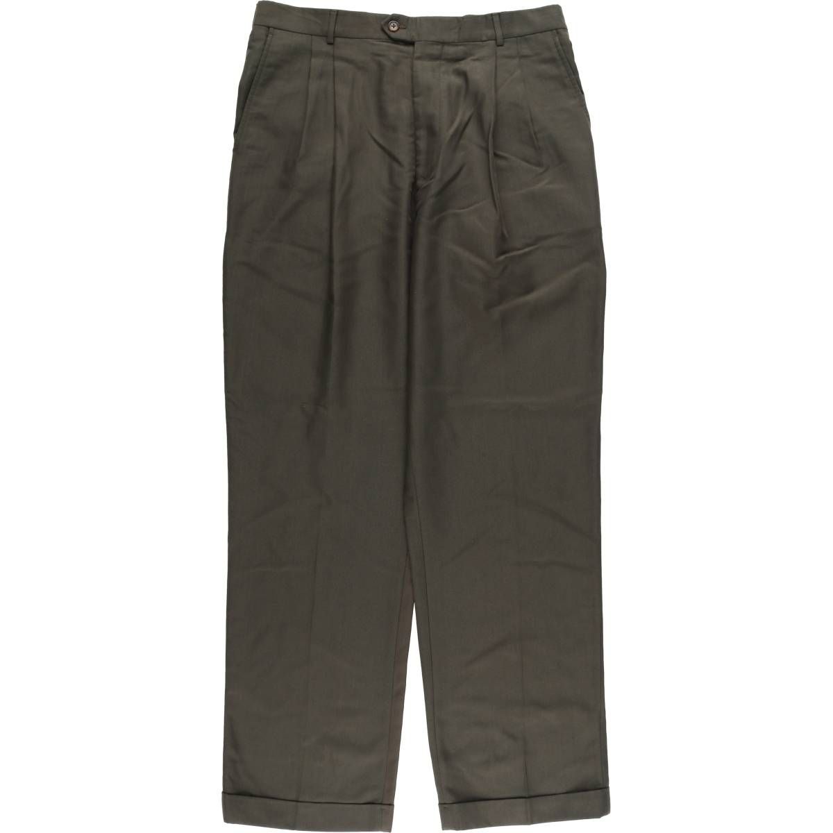 古着 ラルフローレン Ralph Lauren CHAPS チャップス ツータック スラックスパンツ メンズw34相当|eaa541863