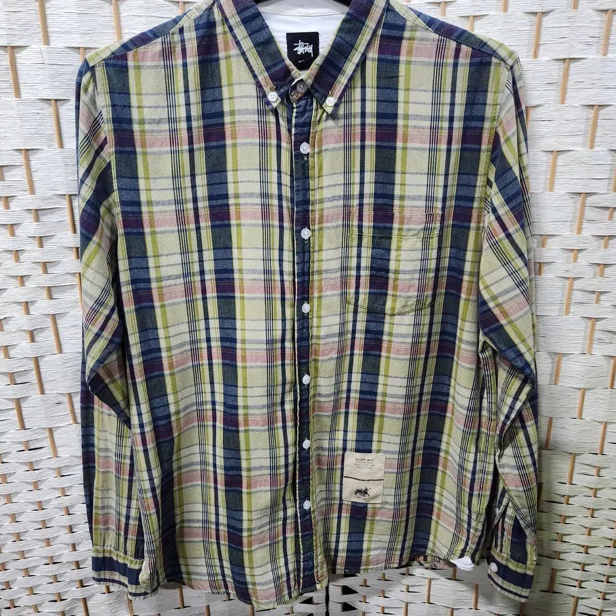 【雷市場（ポンジャン）商品韓国直送】 STUSSY(ステューシー) チェック シャツ