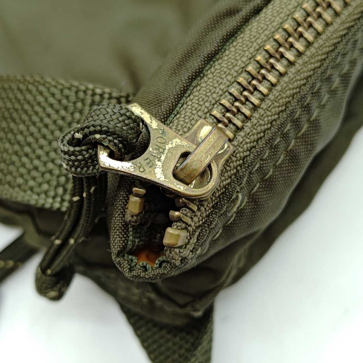 ポーター FORCE SHOULDER POUCH フォースショルダーポーチ オリーブ 