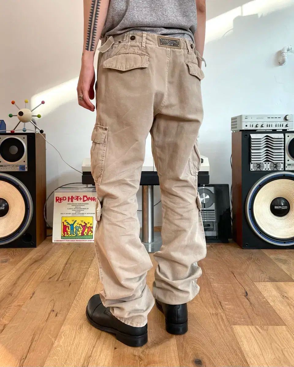 40 Moschino モスキーノ ジーンズ コットン カーゴ パンツ