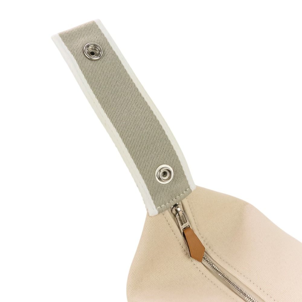 HERMES エルメス ブリッド ア ブラックPM キャンバス バス用ポーチ ナチュラル レディース 古着 DECORATOM_COM_BR