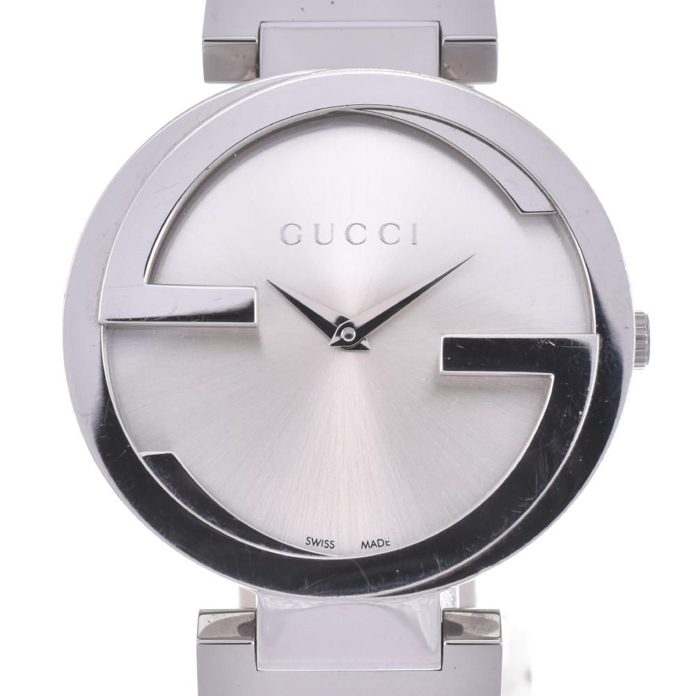 GUCCI【グッチ】インターロッキングGYA133308 Gucci Interlocking Steel Ladies Watch YA133308 - Walmart.com