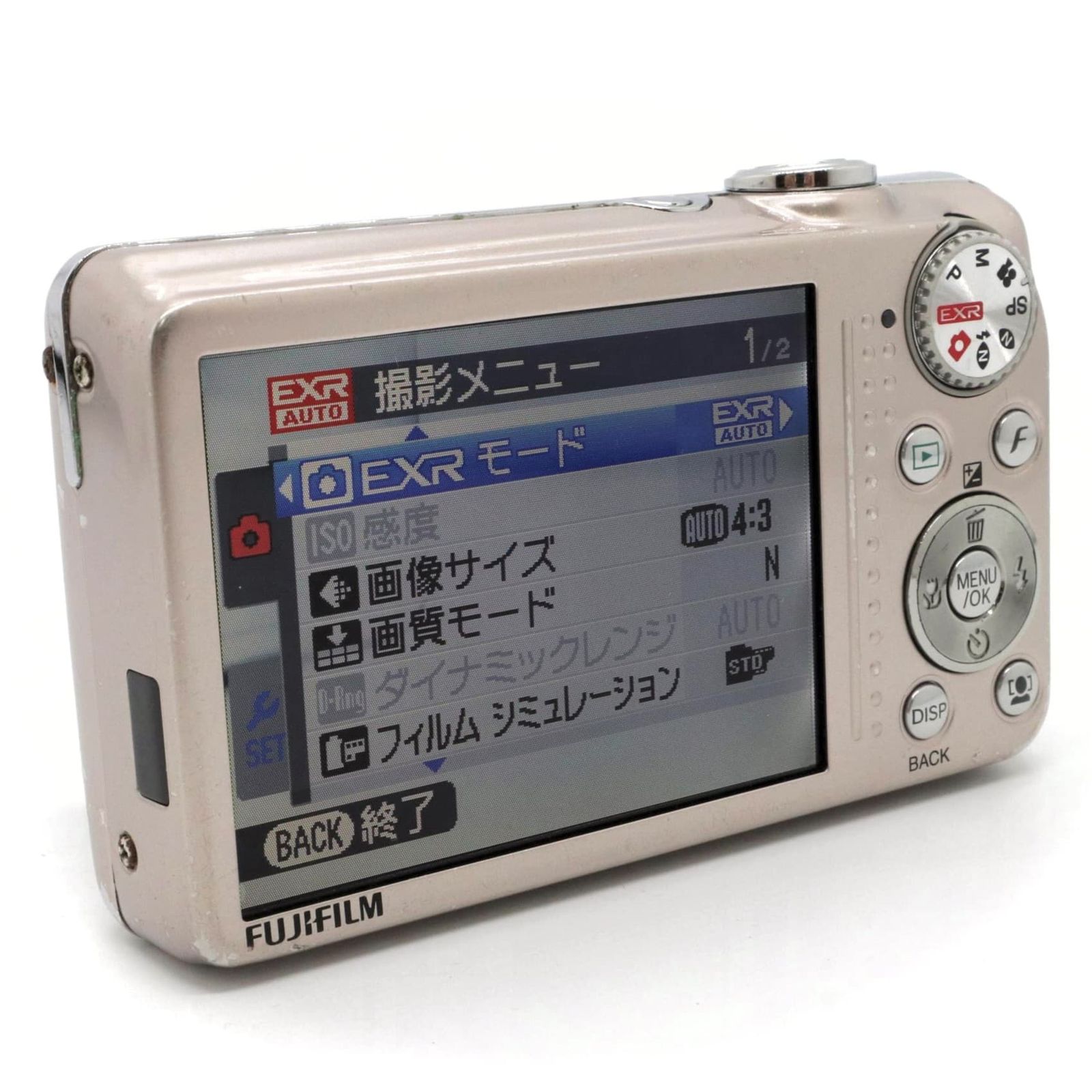 訳あり コンパクトデジタルカメラ FUJIFILM FinePix F80EXR シルバー