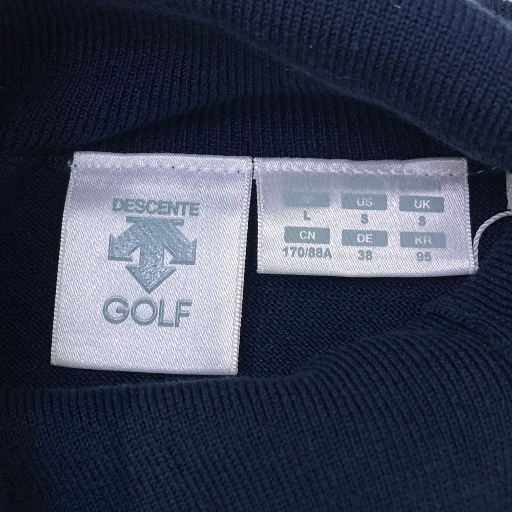 サイズ：L DESCENTE GOLF デサントゴルフ ハイネックノースリーブ