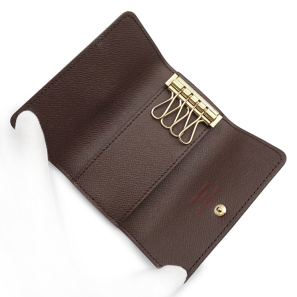 LOUIS VUITTON ダミエ　ミュルティクレ4　キーケース　イニシャル有 LOUIS VUITTON ダミエ ミュルティクレ4 キーケース イニシャル有 楽天