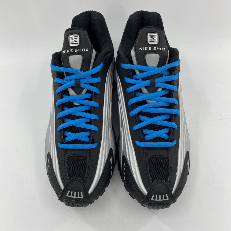 靴/シューズ 新品 NIKE ナイキ ショックス R4 ブラック シルバー