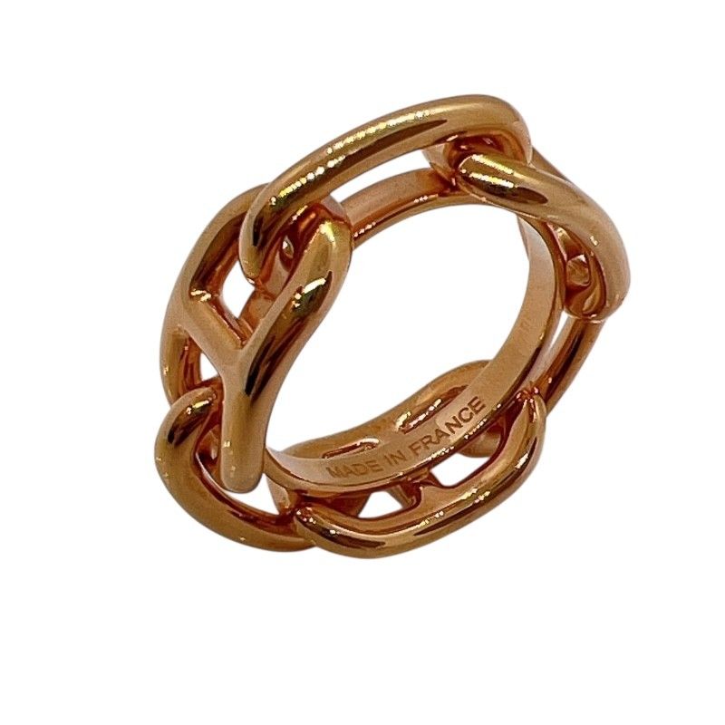 エルメス HERMES ルカデ スカーフリング ピンクゴールド メタル  