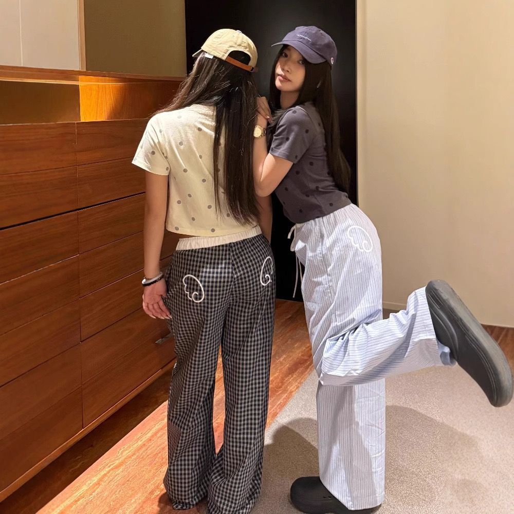 AEAE★韓国★人気★PAJAMA LOUNGE PANTS パンツ 2色 韓国 Y2K AEAE Pajama Lounge Pants パジャマ パンツ 2色選択
