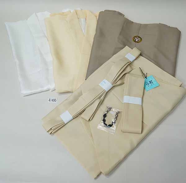 羽織袴セット 男の子 10歳 金刺繍紋入り 13歳 ジュニア用 男児 刺繍紋入り 十三歳用 小町 袴が選べる羽織袴セット 菱、金 「黒・白 「白 エンジ 袴が選べる羽織袴