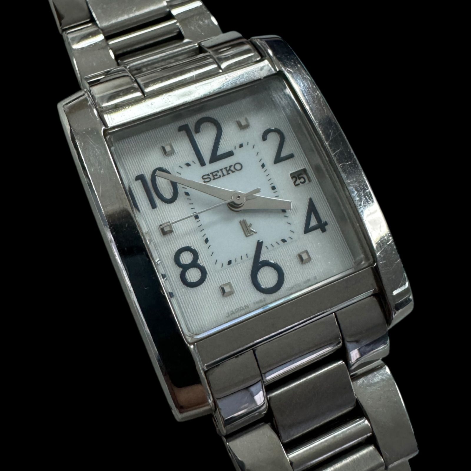 新品電池稼働 良品 SEIKO セイコー ルキア LUKIA スクエア レディース  