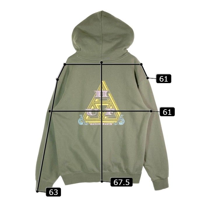 ☆HUF ハフ PF00570 23SS PAID IN FULL PULLOVER HOODIE プルオーバー
