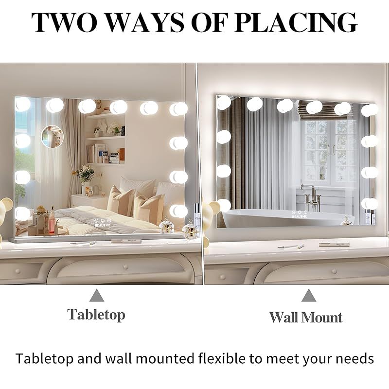 モードと調節 な明るさのメイクミラー