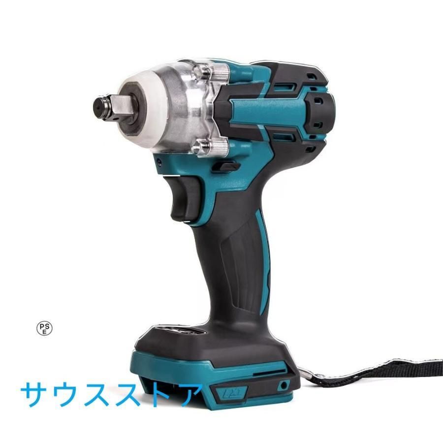 電動インパクトレンチ 充電式 ブラシレス トルク330N.m 過負荷保護機能 自動巻き戻し タイヤ交換工具