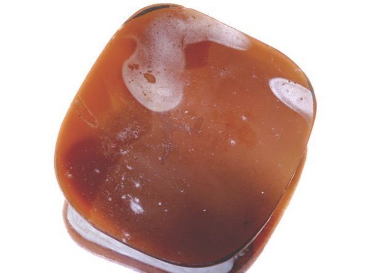 ジュエリー極】作家品サイン有り 妖艶な貴婦人の彫刻 高級グリーン