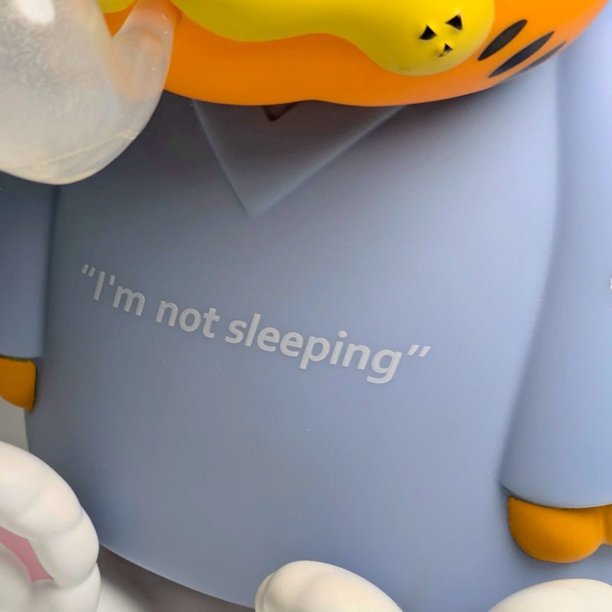 Garfield（ ガーフィールド ） 】 ソフビフィギュア パジャマ鼻提灯ver