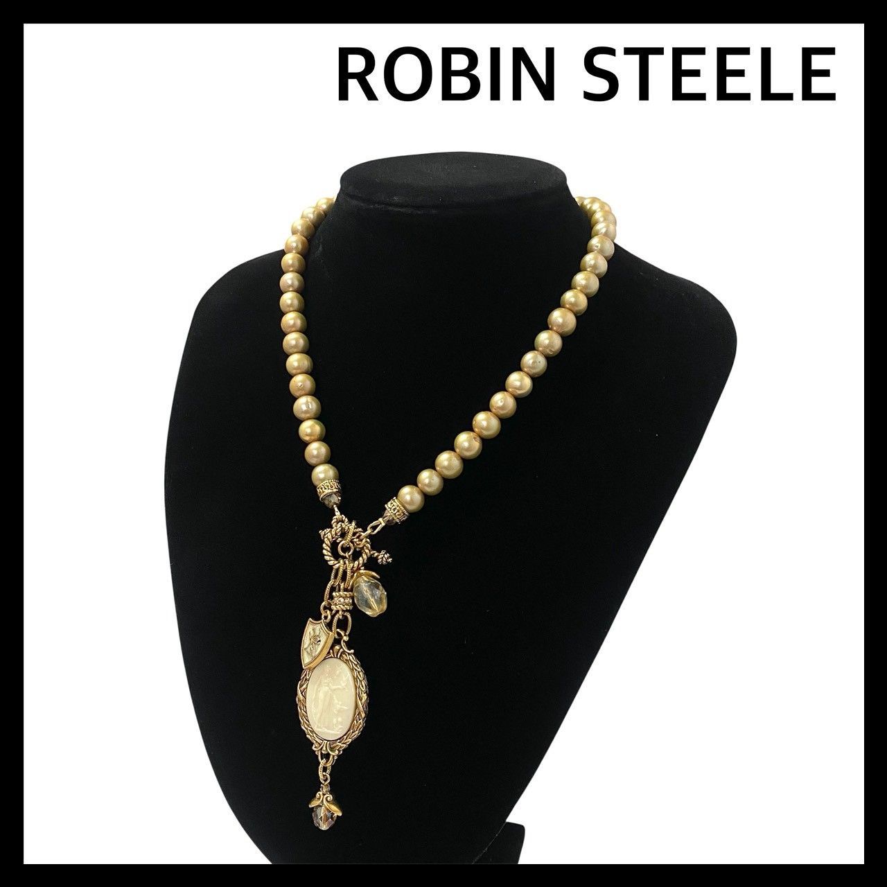 Robin Steele ロビンスティール 淡水パール ネックレス SU【ROBIN STEELE】淡水パール ネックレスゴールド/金カラー