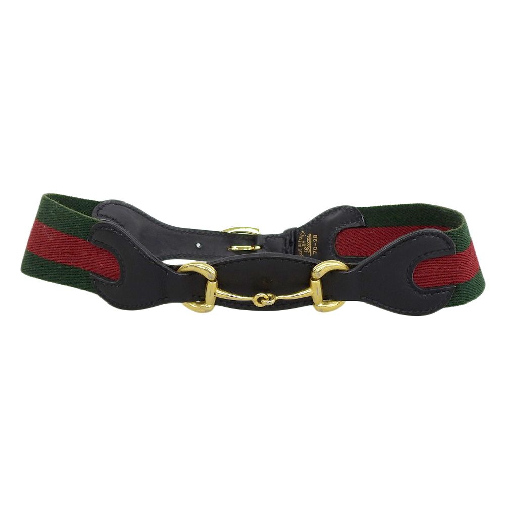 激レア✨ グッチ GUCCI ベルト　 スエード ホースビット シェリーライン 良品 GUCCI グッチ ヴィンテージ シェリーライン×ホースビット