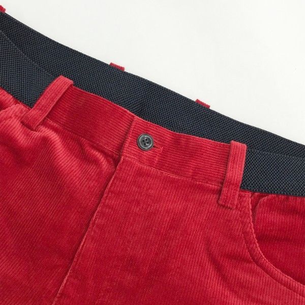 BEAMS GOLF ビームスゴルフ 2021年モデル コーデュロイパンツ レッド系